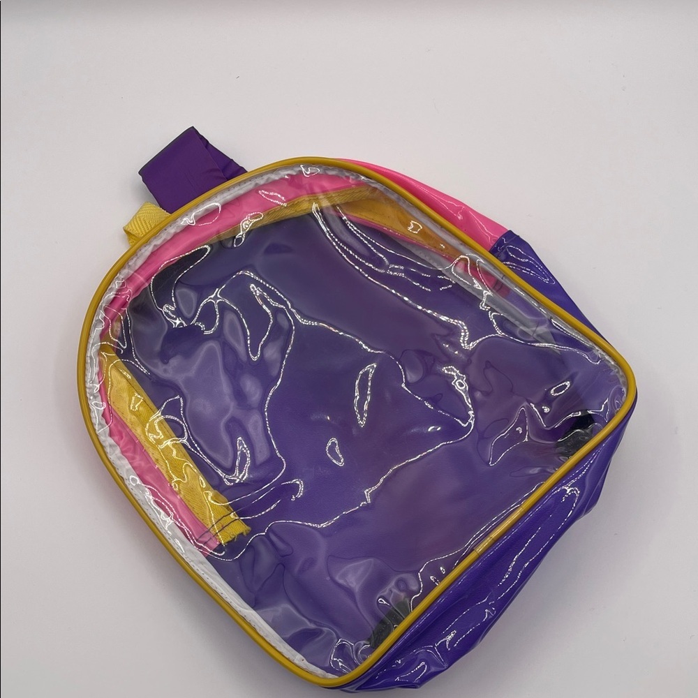SPORTS4KIDS KIDS CLEAR PVC BACKPACK COLORFUL